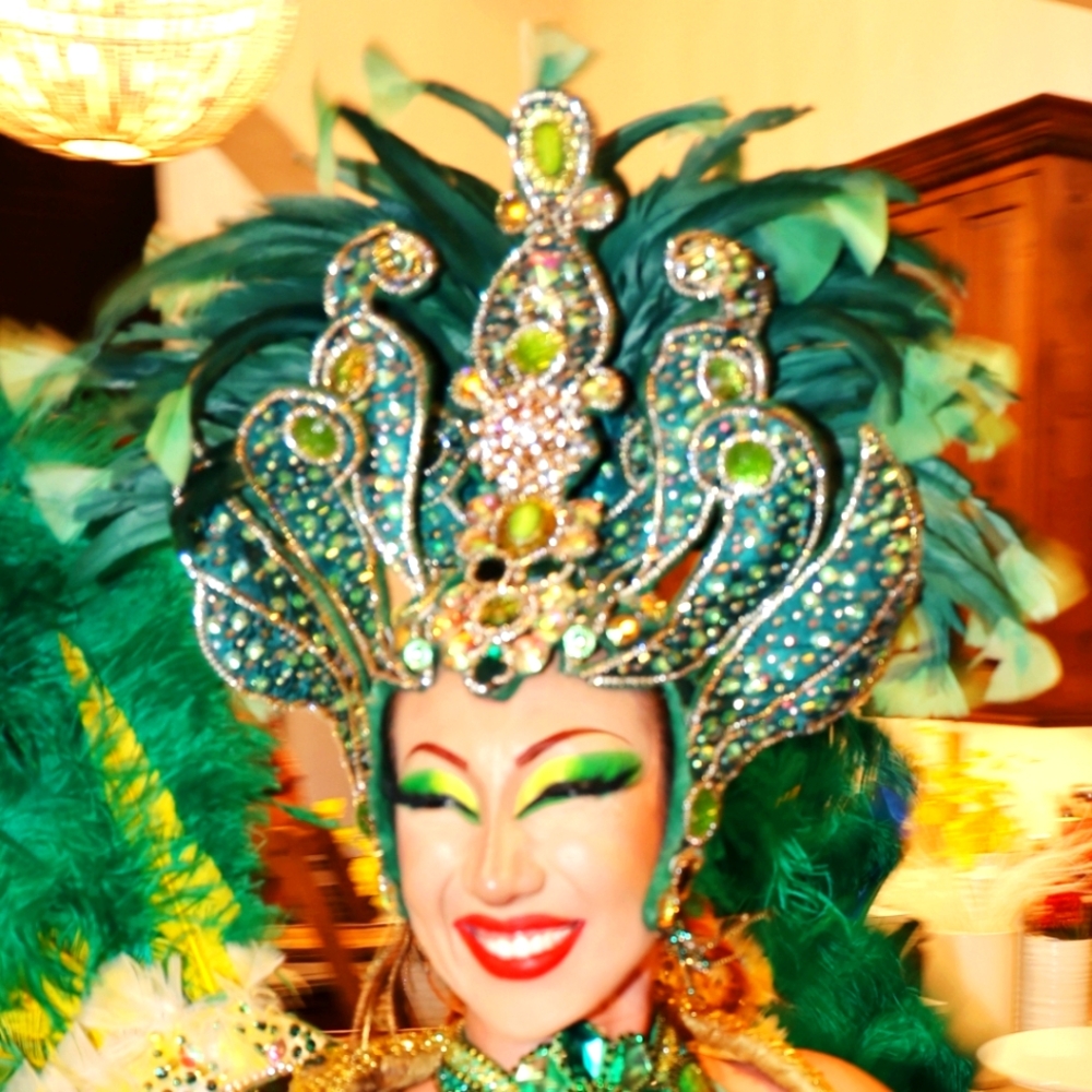 Samba Showgirl Burlesque Bellydancing Costume Headpeice Headdress